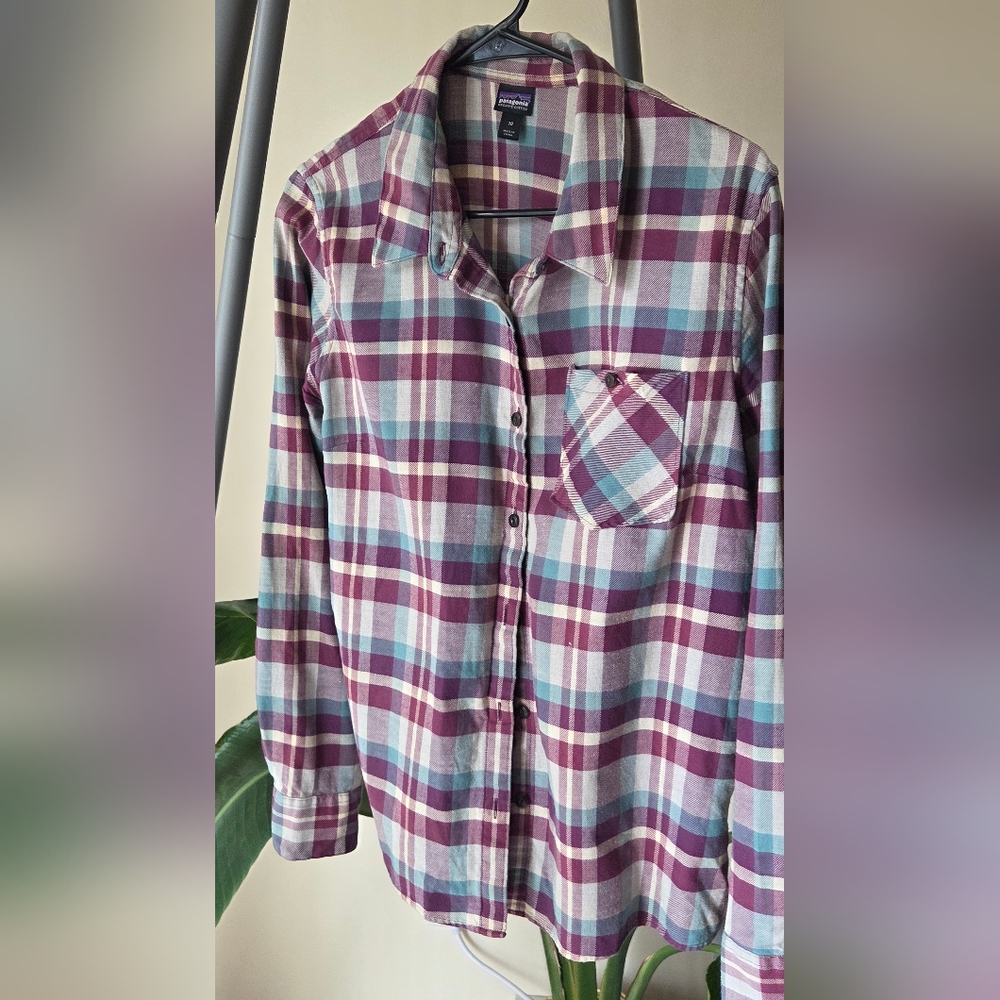 Patagonia Plaid Button-Up Shirt